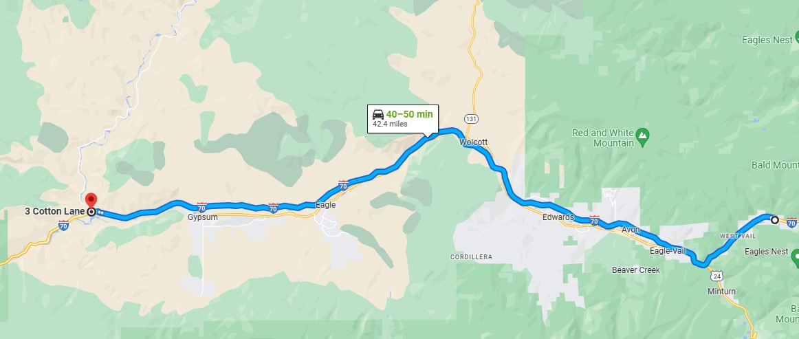 Dotsero map