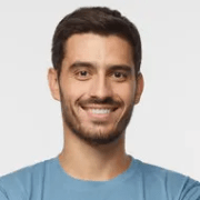 a man smiling for the camera