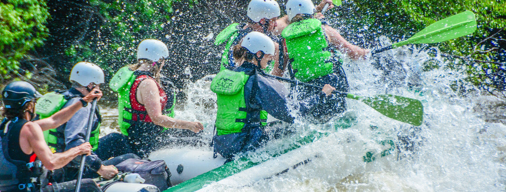 guided ducky rafting Colorado River